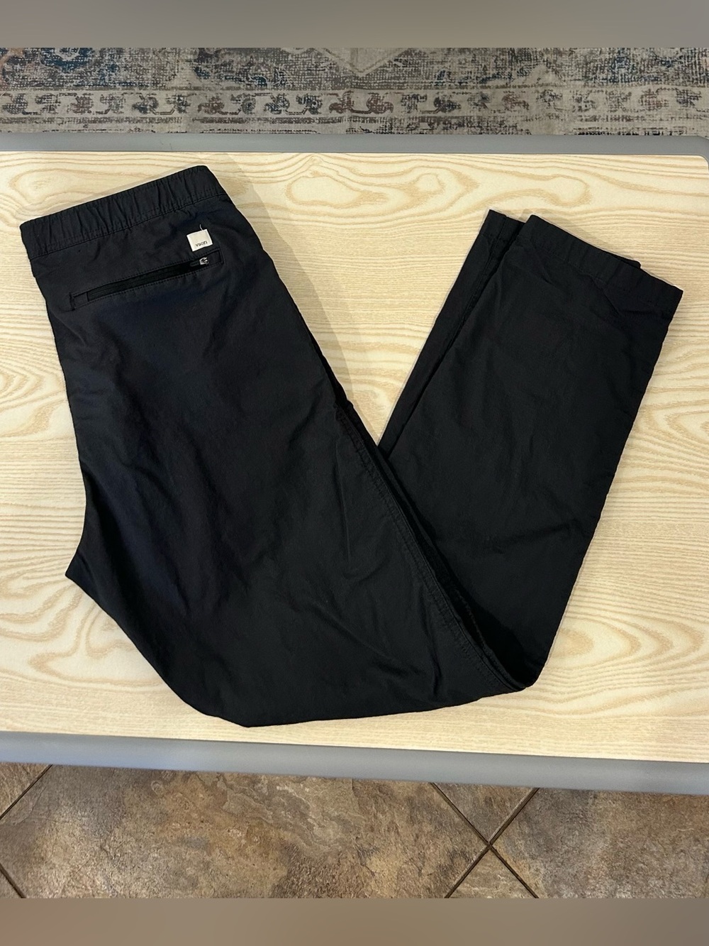 Vuori Black Straight Leg Pants